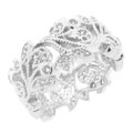 Sterling Silver Vintage Replica CZ Ring
