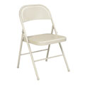 Sand Steel Folding Chairs (Pack of 4)
