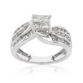 14k White Gold 4/5ct TDW Diamond Engagement Ring