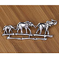 Sterling Silver Elephant Family Pin (Mexico)