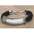 Sterling Silver Bali Motif Bracelet (Mexico)