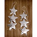 Sterling Silver Stars Dangling Earrings (Mexico)