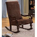 Curved Arm Sable Paisley Rocker