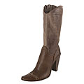 Prima Base Women's Brown Leather Cowboy Boots