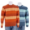 Oggi Moda Men's Striped Cashmere Sweater