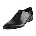 Prada Men's Black Leather Oxfords