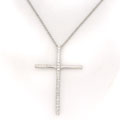 Maddy Emerson 'Cross Light' Silver Necklace