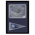 Yankee Stadium with Mini Pennant Frame