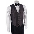 Joseph Abboud Black Tie Formal Silk Vest