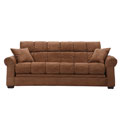 Kent Melody Chocolate Brown Futon Sofa Bed