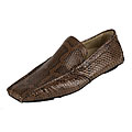 Dolce & Gabbana Mens Brown Python Loafer