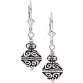 Sterling Silver Balinese-style Ball Earrings
