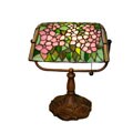 Tiffany Style Flower Banker Desk Lamp