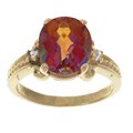 10k Yellow Gold Twilight Fire Topaz Ring