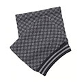 Prada Sport Grey and Navy Blue Lamb's Wool Muffler
