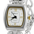 Geneva Platinum Two-tone Toggle Bracelet Watch