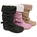 Bamboo Kids by Journee Faux Suede Winter Boots