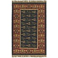 Hand-woven Prescott Flat Weave Rug (3' x 5')