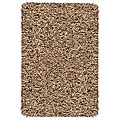 Tan Leather Shag Rug (5' x 8')