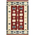 Elite Traditional Hand-made Wool Rug (5x 8)
