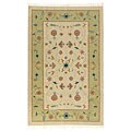 Hand-woven Elite Wool Flatweave Rug (5' x 8')