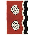 Handmade Elite Contemporary Wool Rug (8' x 11')