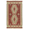 Handmade Elite Southwestern Wool Flatweave Rug (9' x 12')