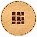 Handmade Elite Contemporary Wool Rug (6' Round)