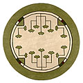 Elite Contemporary Handmade Wool Rug (8' Round)