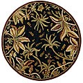 Elite Transitional Hand Made Wool Rug (6' Round)