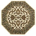 Elite Traditional Handmade Wool Rug (6' Octagon)