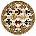 Handmade Elite Traditional Wool Rug (8' Round)