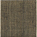Woven Hemp Handmade Blue Rug (10' Square)