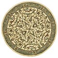 Elite Traditional Handmade Wool Rug (8' Round)