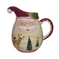 Santa Claus Hand-painted Water Pitcher