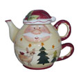 Santa Claus Hand-painted Tea-for-One Set