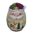Santa Claus Hand-painted Cookie Jar