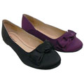 Bamboo by Journee Ballerina Satin Flats