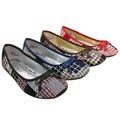 Bamboo Kids by Journee Children's Plaid Flats