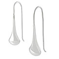 Sterling Silver Melted Drop Earrings