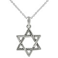 Sterling Silver Star of David Necklace