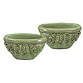Terracotta Aqua Oval Bowl (Pack of 2)