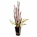 Bamboo Garden Cinnamon in Brown Vase