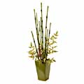 Bamboo Garden Green Vase