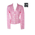 Larry Levine Polka Dot Jacket