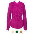 Michelle Michelle Ruffled Blouse