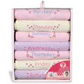 Baby 7-day Bib Set for Girls