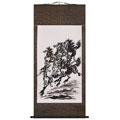 'Eight Horses' Chinese Art Wall Scroll Painting