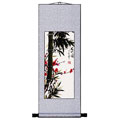 'Bamboo and Plum Flower' Chinese Art Wall Scroll Painting