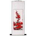 Red Plum Chinese Art Wall Scroll Painting